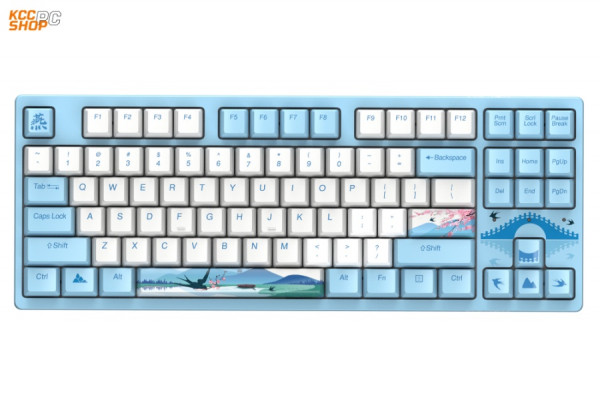 Bàn phím cơ DAREU A87 SWALLOW (PBT, Brown/ Red CHERRY switch)