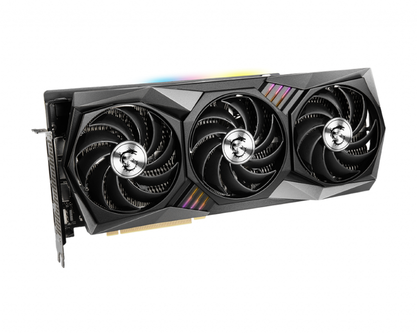 Card màn hình MSI RTX 3080 GAMING Z TRIO 10G LHR (10GB GDDR6X, 320-bit, HDMI +DP, 3x8-pin)