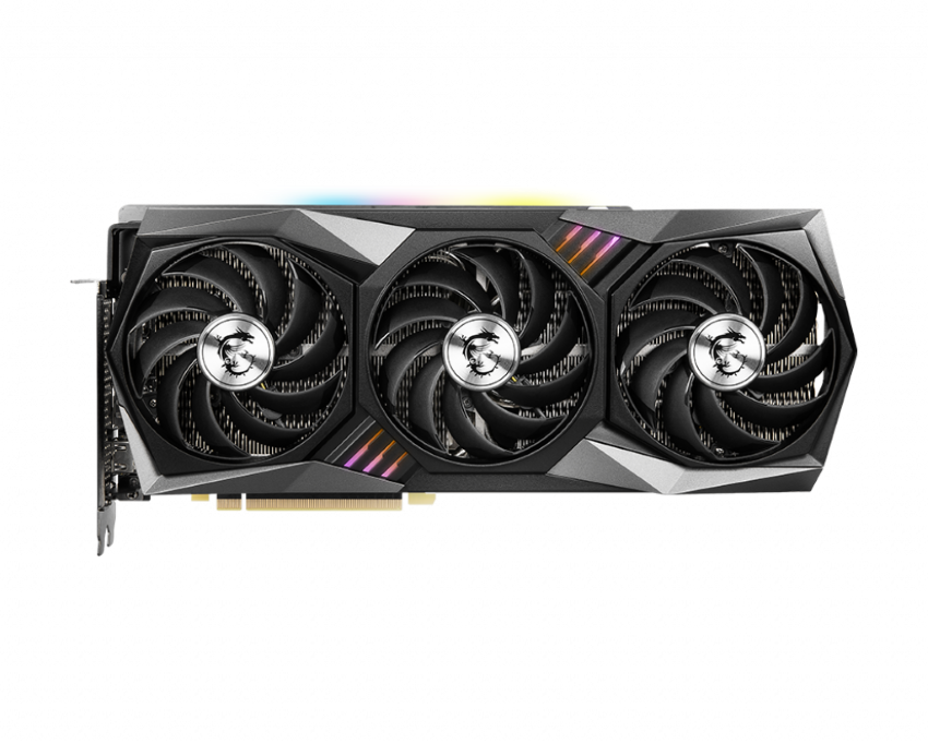 Card màn hình MSI RTX 3080 GAMING Z TRIO 10G LHR (10GB GDDR6X, 320-bit, HDMI +DP, 3x8-pin)