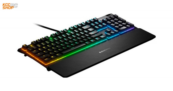 Bàn phím SteelSeries APEX 3 RGB Water Resistant Whisper-Quiet Switches Gaming Black (64795)