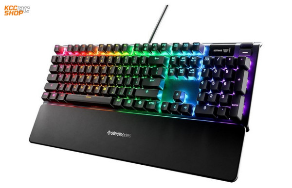 Bàn phím cơ SteelSeries APEX 5 RGB Hybrid switch Mechanical Gaming Black (64532)