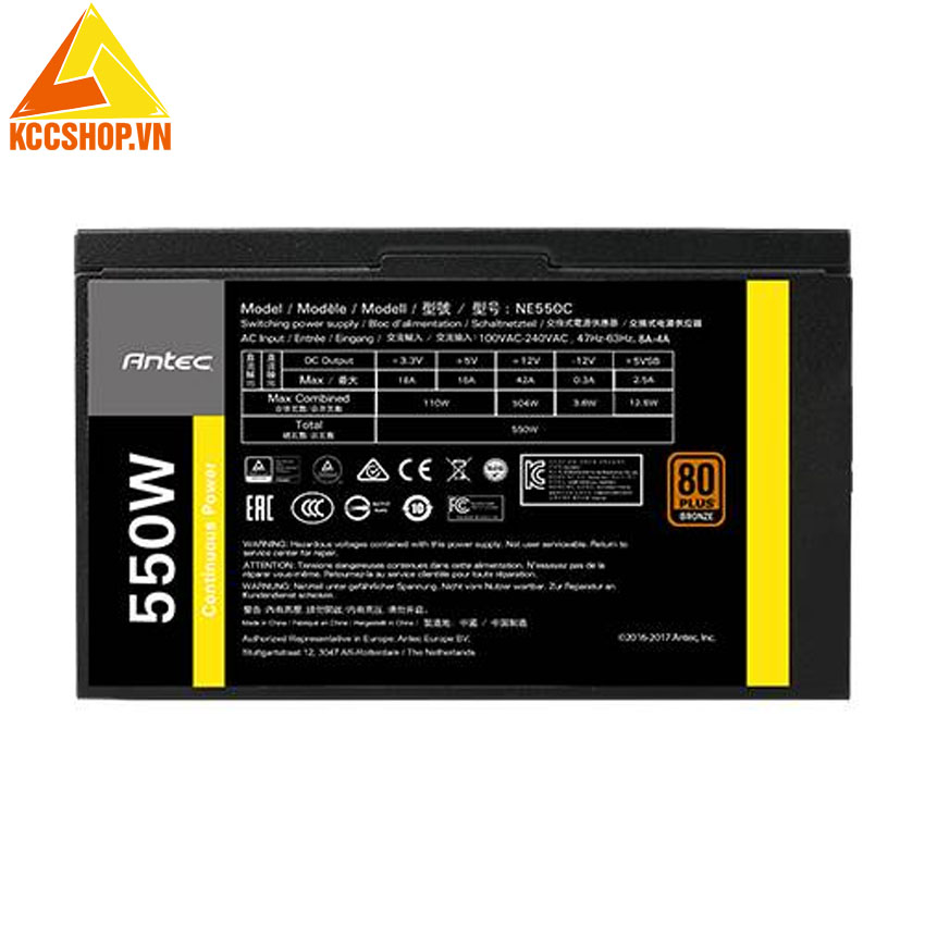 Nguồn máy tính NE550C V2- 550W 80 Plus Bronze