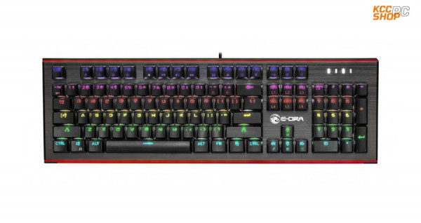 Bàn phím cơ quang E-Dra EK308 RGB Plus (USB/Optical switch/Đen)