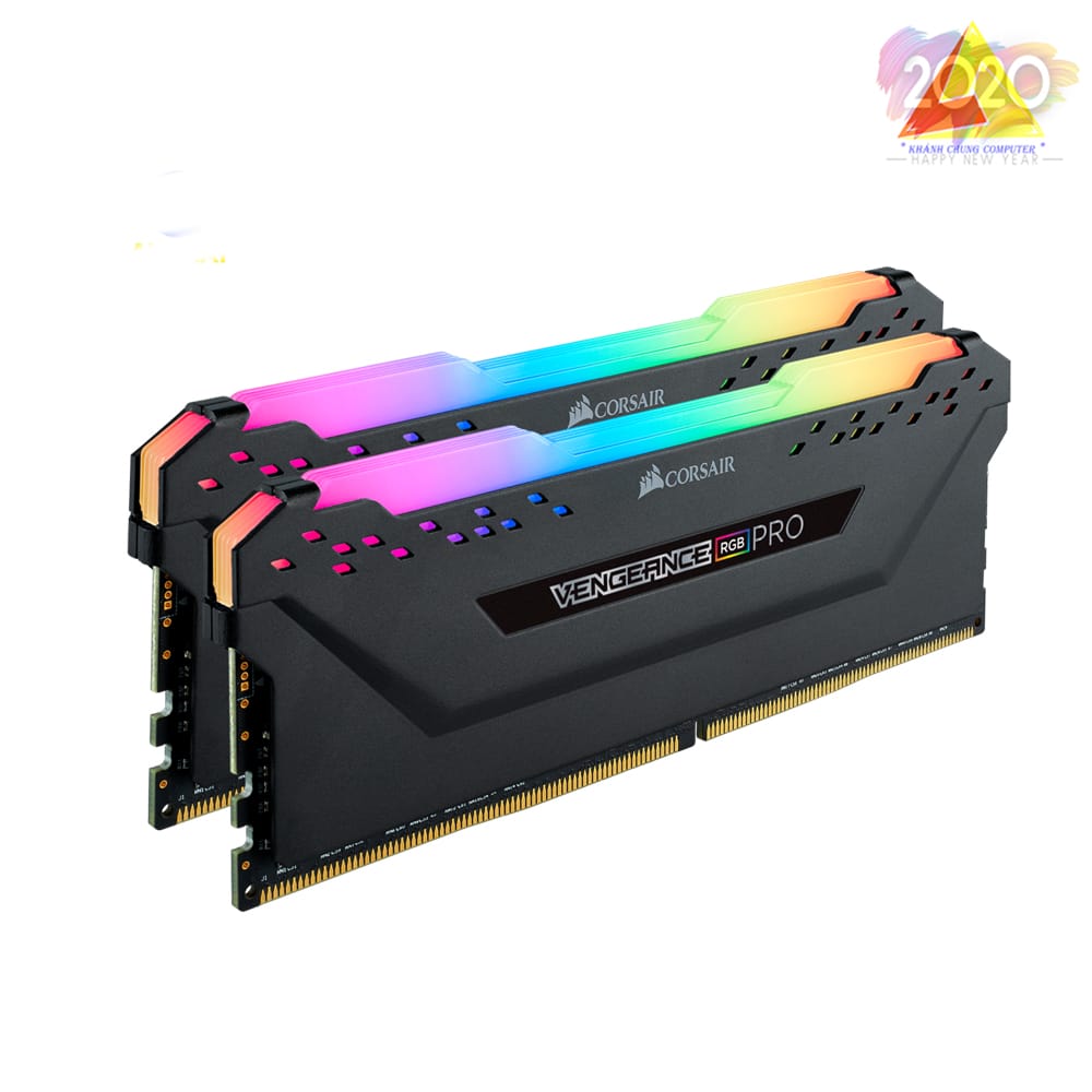 RAM Desktop CORSAIR Vengeance PRO RGB (CMW32GX4M2D3000C16) 32GB (2x16GB) DDR4 3000MHz