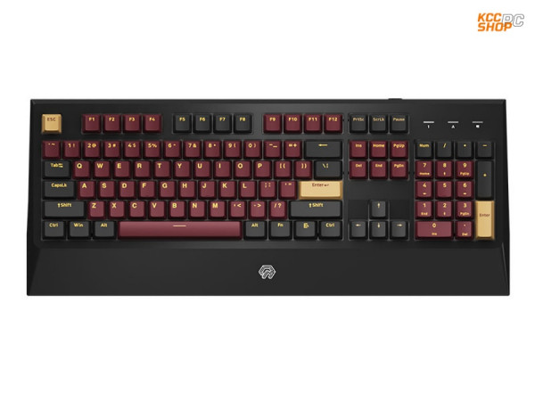 Bàn phím cơ Mojike GK1 Black Red (AKKO sw v2 / LED trắng)