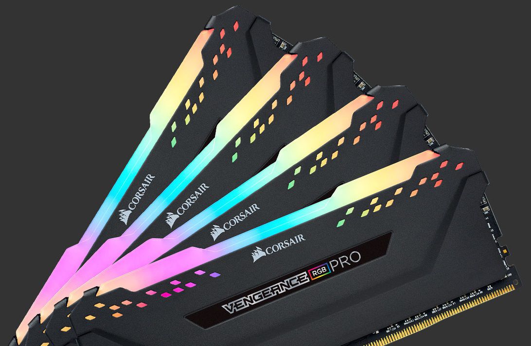 RAM CORSAIR Vengeance RGB Pro 16GB (8GBx2) DDR4 3200MHz CMW16GX4M2E3200C16