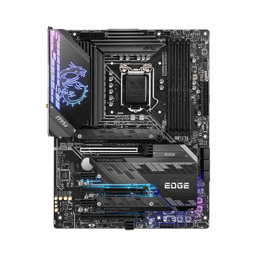 Mainboard MSI Z590 GAMING EDGE WIFI (Intel Z590, Socket 1200, ATX, 4 khe Ram DDR4)