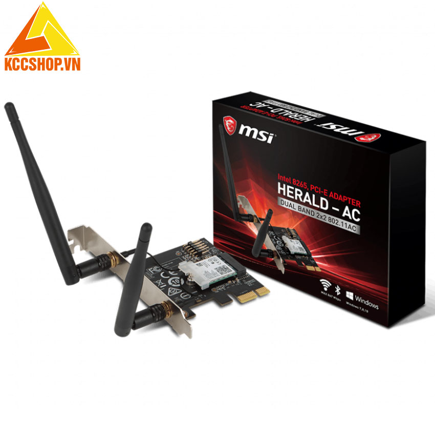 Card Wifi MSI WIFI HERALD-AC INTEL AC8265 Wi-Fi