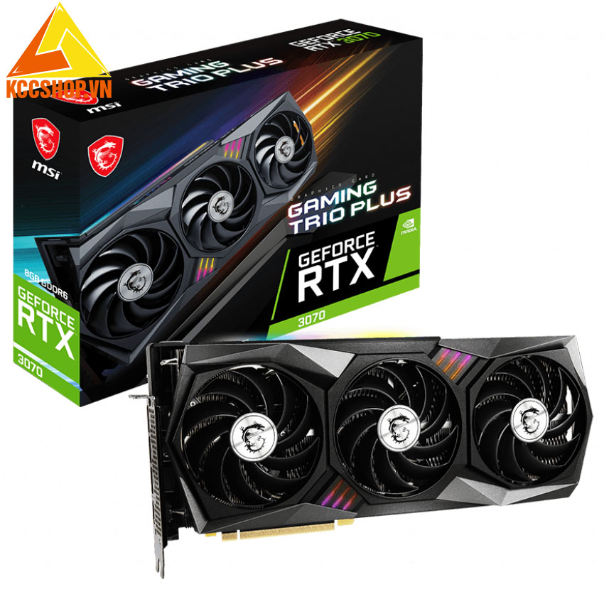 VGA MSI RTX 3070 GAMING TRIO PLUS 8G LHR (8GB GDD6, 256-bit, HDMI +DP, 2x8-pin)