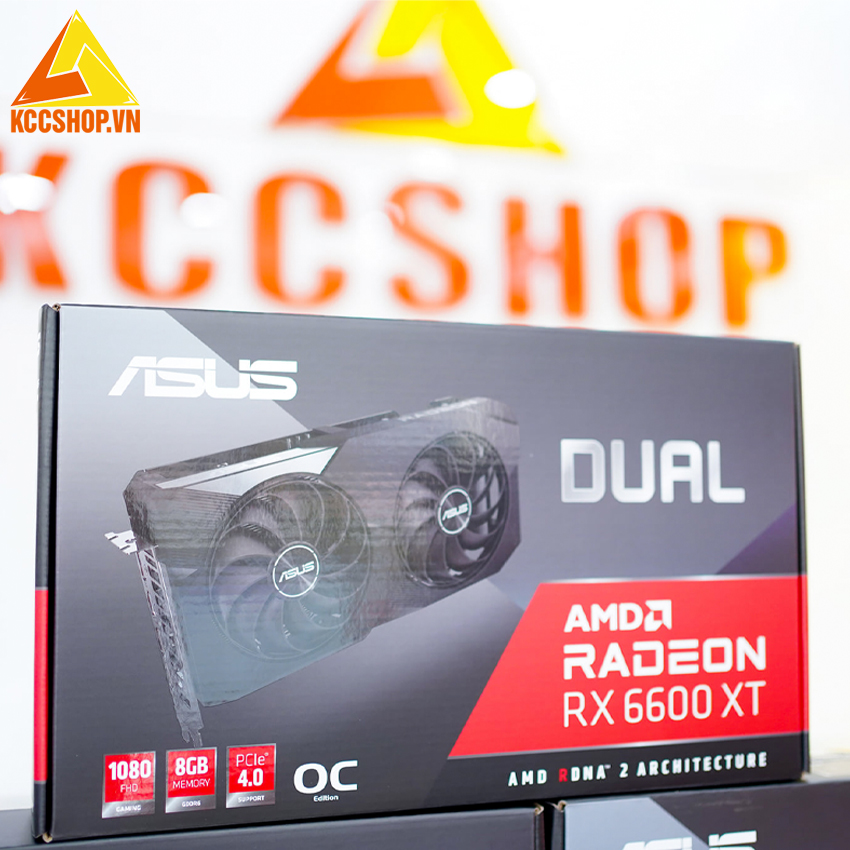 VGA ASUS Dual Radeon RX 6600 XT OC Edition 8GB GDDR6