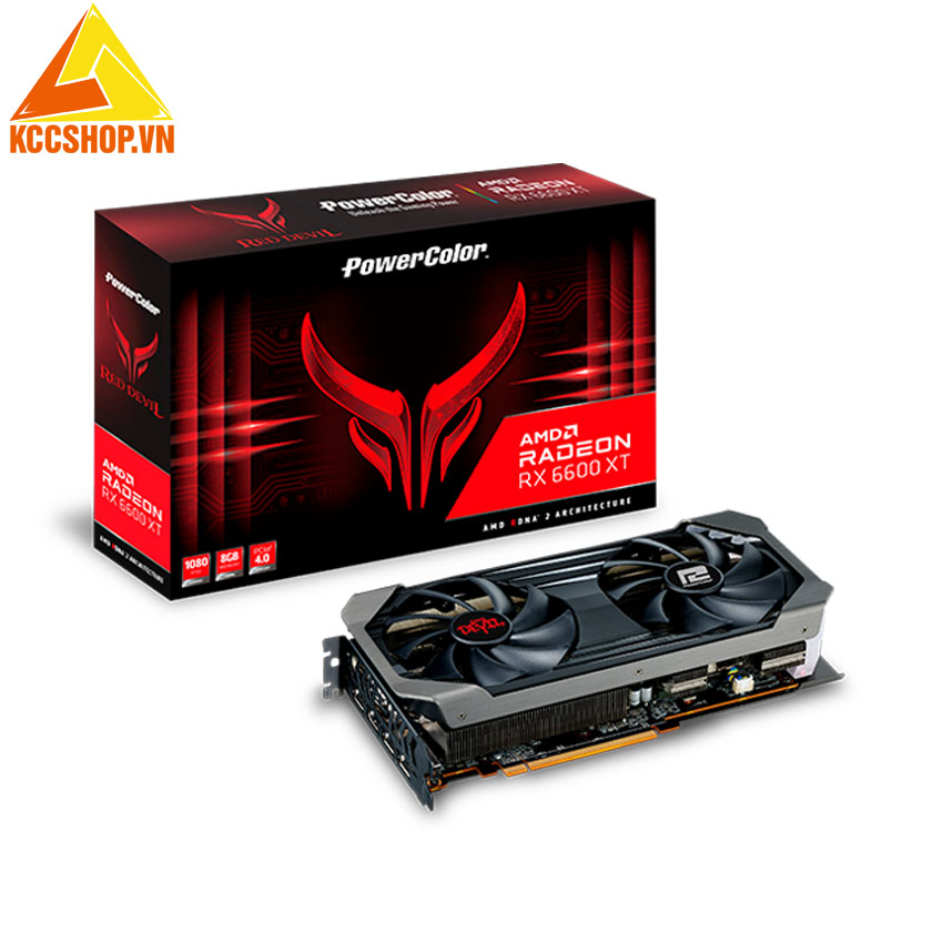 VGA Powercolor Red Devil RX 6600 XT 8GB (8GB GDDR6, 128-bit, HDMI+DP, 1x8-pin)
