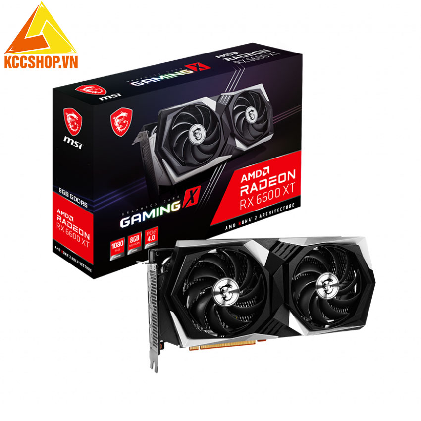 VGA MSI GAMING X RX 6600 XT 8G  (8GB GDDR6, 128-bit, HDMI+DP, 1x8-pin)