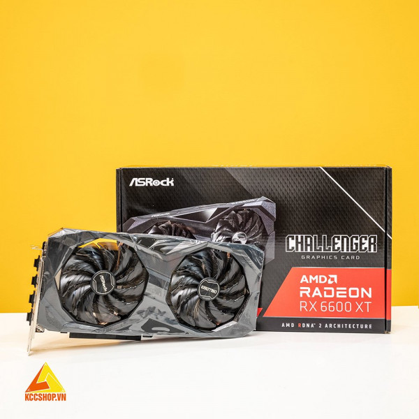 VGA ASROCK Radeon RX 6600 XT Challenger D 8GB OC (RX6600XT CLD 8GO)