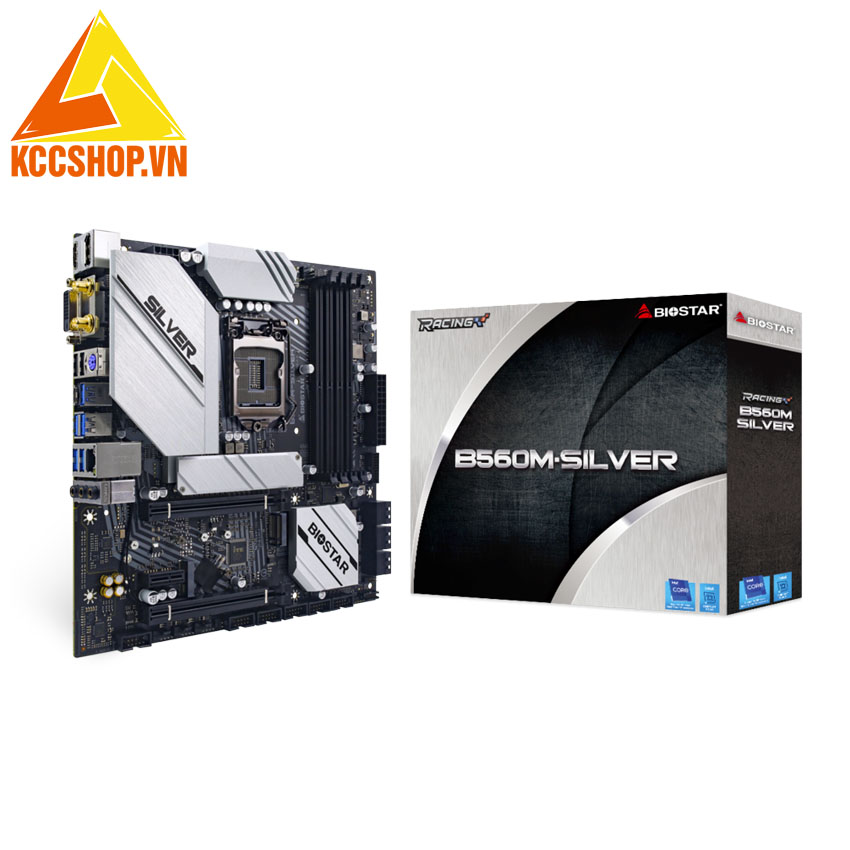 Mainboard B560M-SILVER (Intel B560, Socket 1200, m-ATX, 4 khe RAM DDR4, WiFi 6)