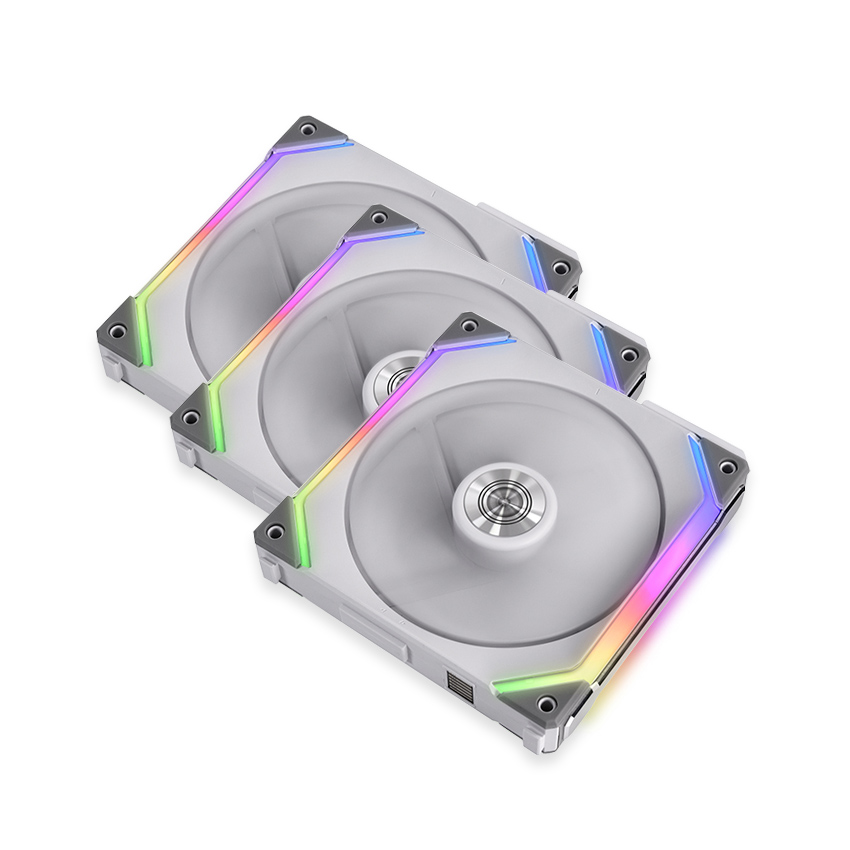 Fan Case LIAN-LI UNI Fan SL 120 Triple White (LED ARGB -Fan ghép nối không dây ,điều tốc PWM )