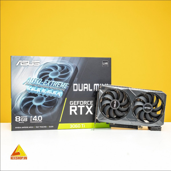 VGA ASUS DUAL GeForce RTX 3060 Ti V2 MINI 8GB GDDR6 (DUAL-RTX3060TI-8G-MINI-V2)