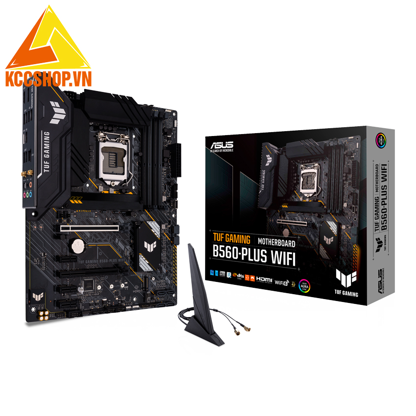 Mainboard ASUS TUF GAMING B560-PLUS WIFI (Intel B560, Socket 1200, ATX, 4 khe Ram DDR4)