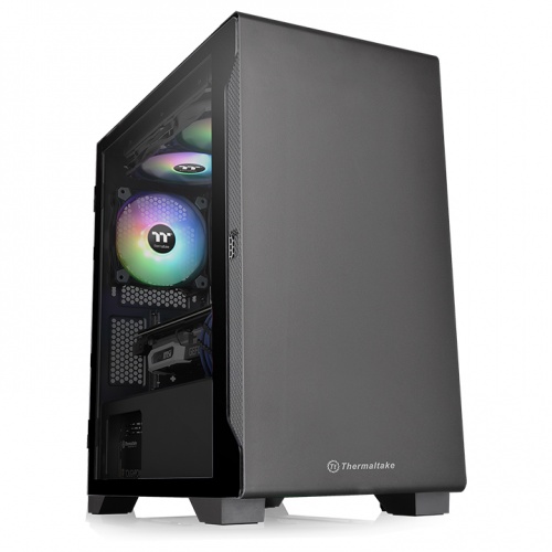 Vỏ Case Thermaltake S100 Tempered Glass Black ( CA-1Q9-00S1WN-00 )