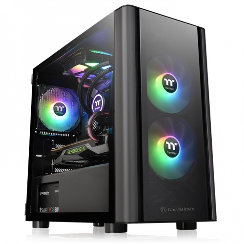 Vỏ Case Thermaltake V150 Tempered Glass Black ( CA-1R1-00S1WN-00 )