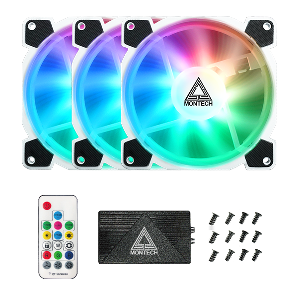 Fan led Montech Z3 Pro  (ARGB PWM) (C631FANZ3A02)