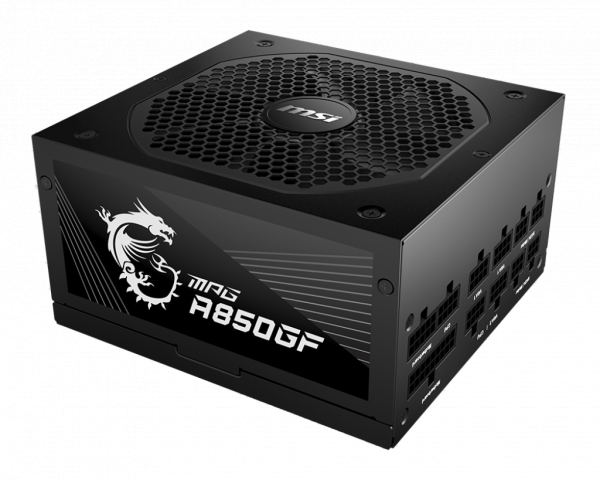 Nguồn máy tính MSI MPG A850GF 850W (80 Plus Gold/Full Modular/Màu Đen)