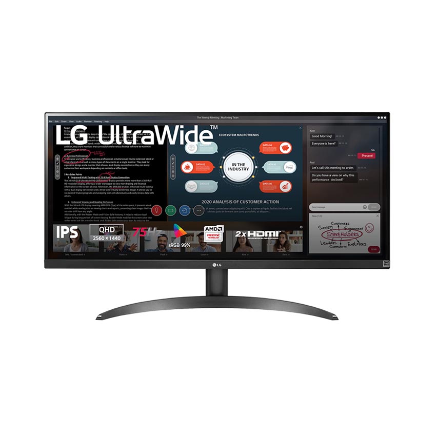 Màn hình máy tính IPS LG 29WP500-B (29inch/WFHD/IPS/75Hz/5ms/200nits/HDMI+Audio/FreeSync)