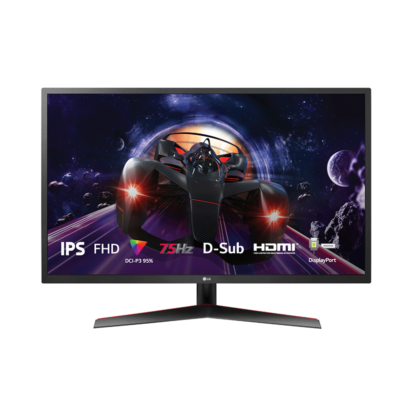 Màn hình máy tính IPS LG 32MP60G-B (31.5inch/FHD/IPS/75Hz/5ms/200nits/HDMI+DP+DSub+Audio/FreeSync)