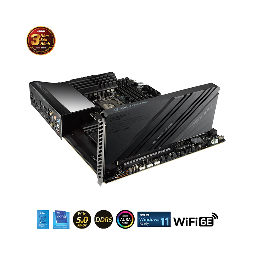 Mainboad Asus ROG MAXIMUS Z690 HERO (Intel Z690, Socket 1700, ATX, 4 khe RAM DDR5)