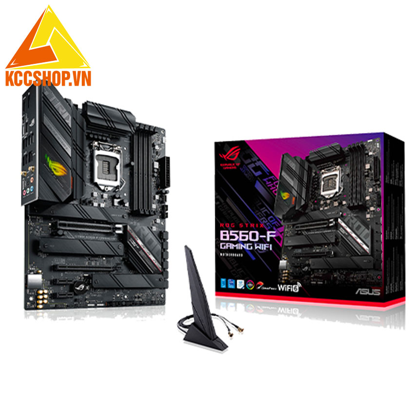 Mainboard ROG STRIX B560-F GAMING WIFI (Intel B560, Socket 1200, ATX, 4 khe RAM DDR4)