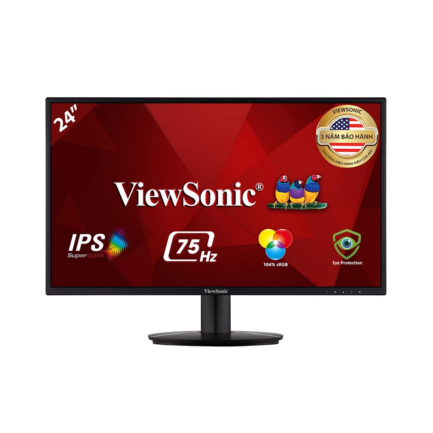 Màn hình Viewsonic VA2418-SH-2 (23.8inch/FHD/IPS/75Hz/5ms/250nits/HDMI+VGA)