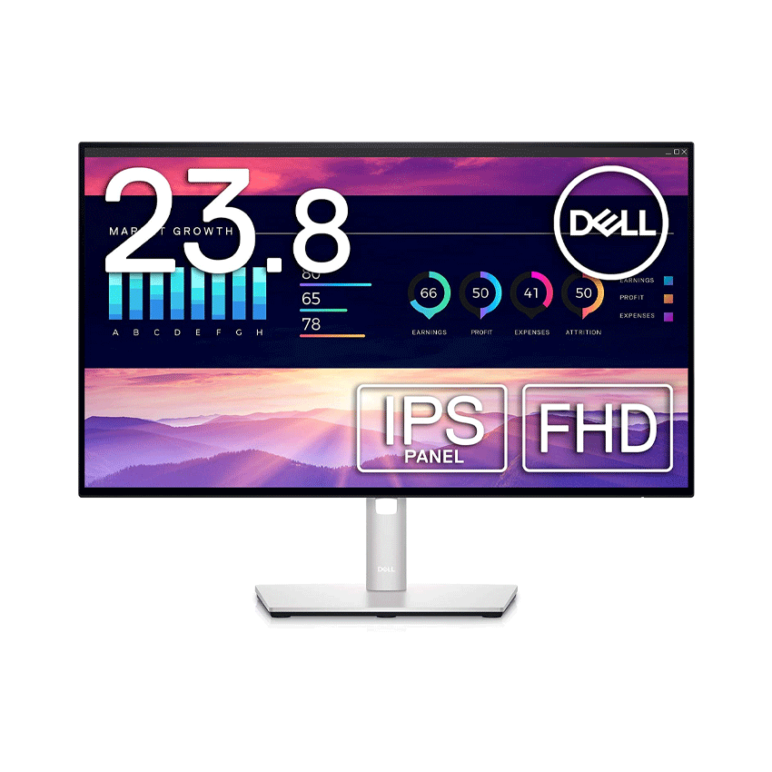 Màn hình Dell U2422H (23.8inch/FHD/IPS/60Hz/8ms/250nits/HDMI+DP+USB+USBC+Audio)