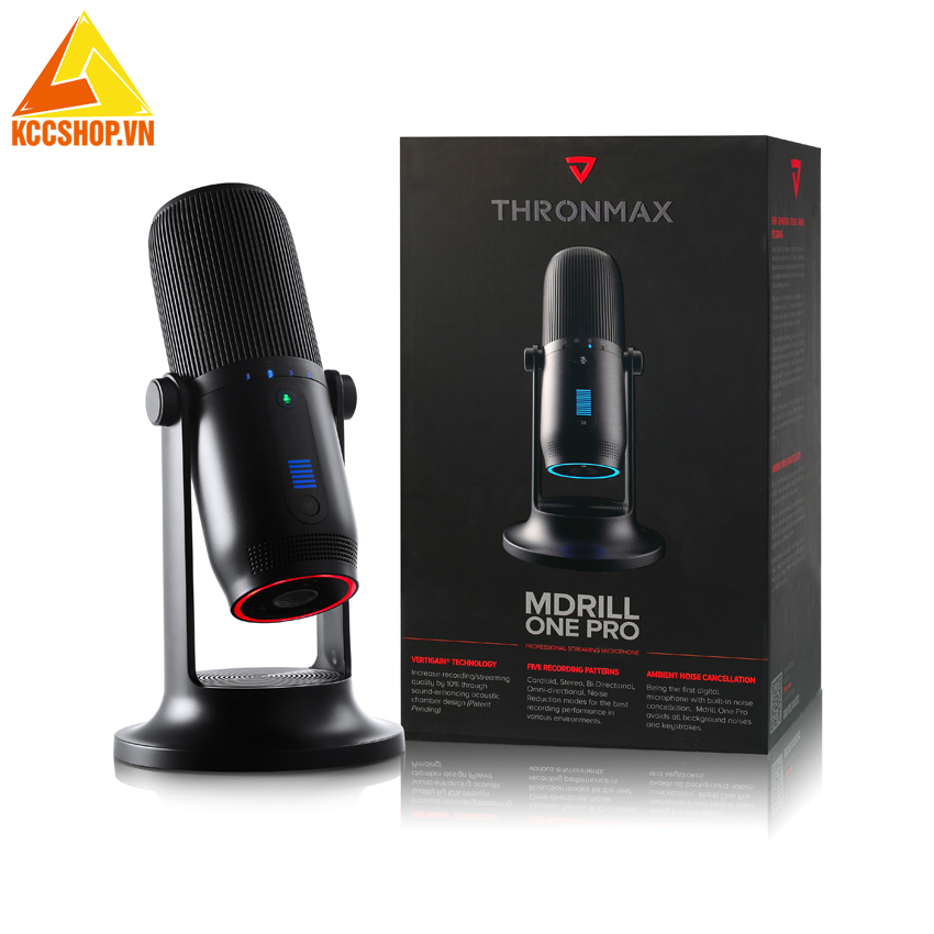 Microphone Thronmax Mdrill One Pro M2P Jet Black 96Khz