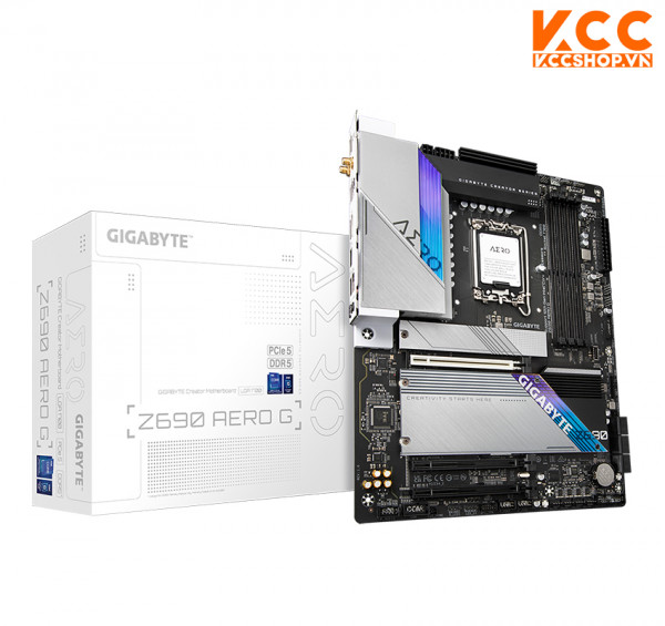 Mainboard Gigabyte Z690 AERO G DDR5 (Intel Z690, Socket 1700, ATX, 4 khe Ram DDR5)