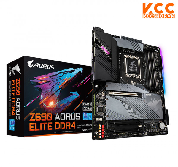 Mainboard Gigabyte Z690 AORUS ELITE (Intel Z690, Socket 1700, ATX, 4 khe Ram DDR4)