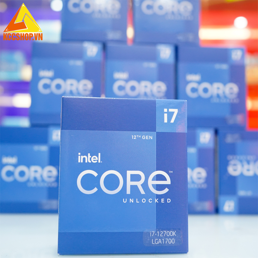 CPU Intel Core i7 12700K (5.00GHz, 12 Nhân 20 Luồng, 25M Cache, Alder Lake) - Socket Intel LGA 1700 hàng chính hãng