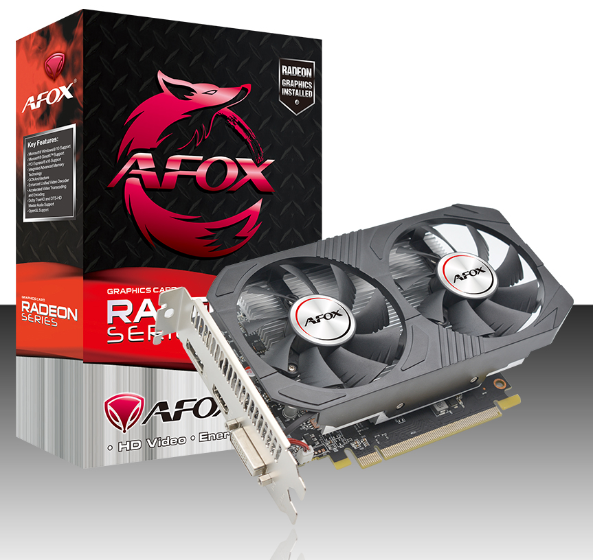 Card Màn Hình Afox Radeon RX550 4GB (4GB GDDR5, 128-bit, DL DVI-D+HDMI+DP)