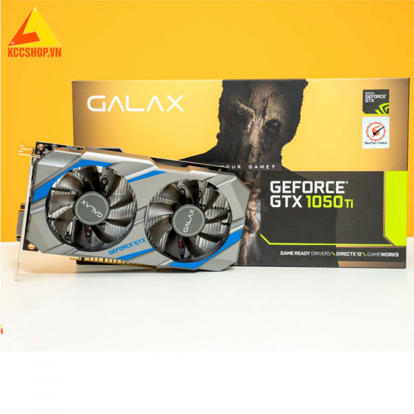 VGA GALAX GeForce GTX 1050 Ti (1-Click OC) 4GB GDDR5 (50IQH8DSQ3DD)