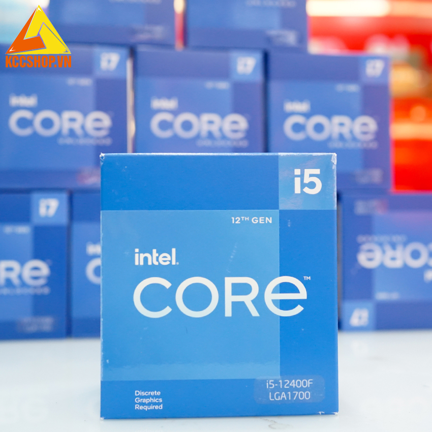 CPU Intel Core i5 12400F Chính Hãng (LGA 1700, 4.4Ghz, 6 nhân 12 luồng, 18MB Cache, 65W)