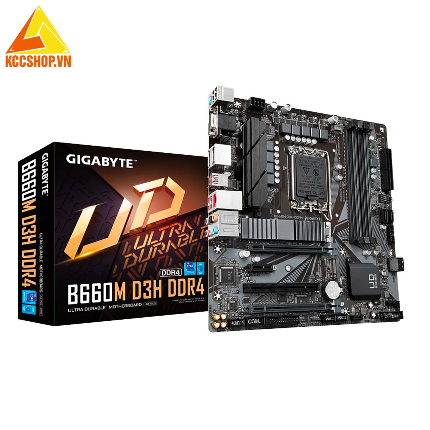 Mainboard Gigabyte B660M D3H (Intel B660, Socket 1700, m-ATX, 4 khe RAM DDR4)