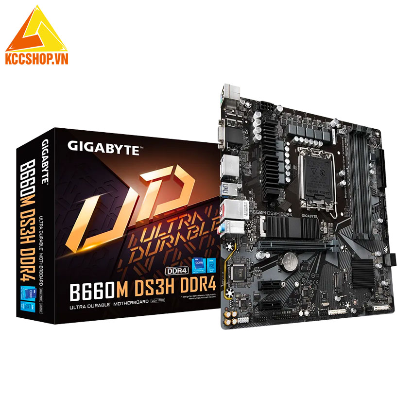Mainboard Gigabyte B660M DS3H (Intel B660, Socket 1700, m-ATX, 4 khe RAM DDR4)