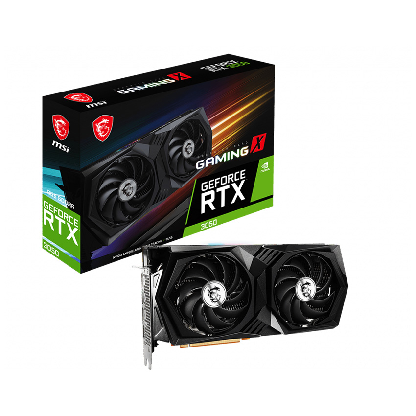 Card màn hình MSI RTX 3050 GAMING X 8G 