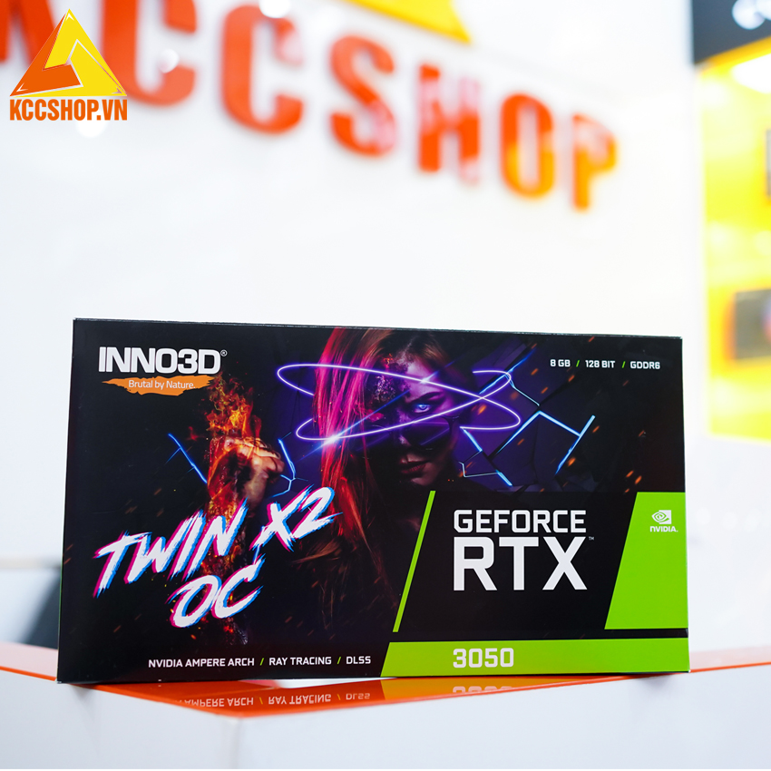 VGA INNO3D GEFORCE RTX 3050 TWIN X2 OC 8GB GDDR6