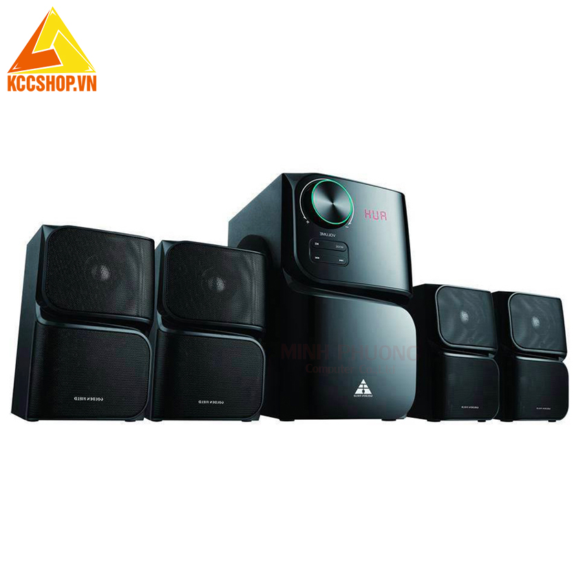 Loa Máy Tính Golden Field H401 4.1CH (Đen, USB/SD, Bluetooth, FM, Remote Control)