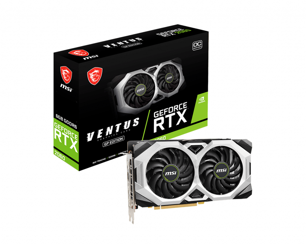 Card màn hình MSI RTX 2060 VENTUS GP OC 6GB