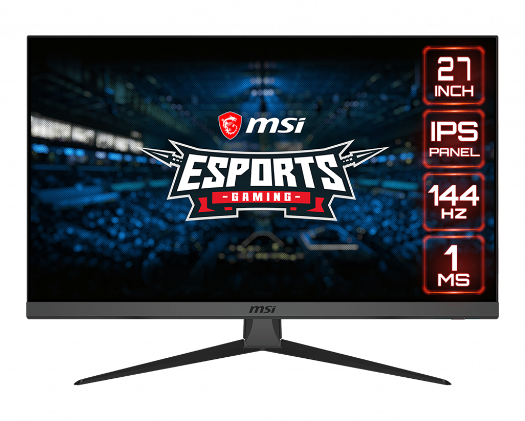 Màn hình MSI Optix G272 (27 inch/FHD/IPS/144Hz/1ms/250 nits/HDMI+DP/FreeSync)