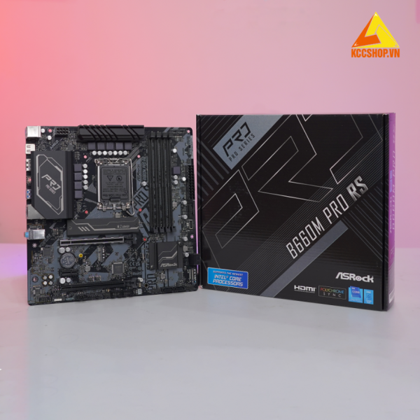 Mainboard ASROCK B660M PRO RS (Intel B660, Socket 1700, M-ATX, 4 khe RAM DDR4)