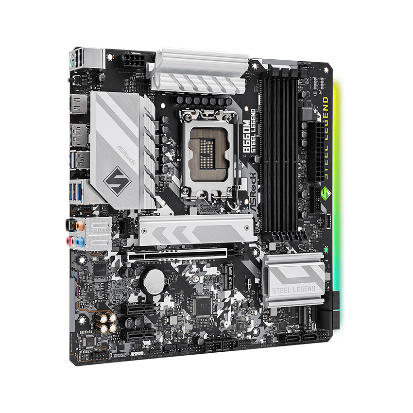 Mainboard ASROCK B660M STEEL LEGEND (Intel B660, Socket 1700, M-ATX, 4 khe RAM DDR4)