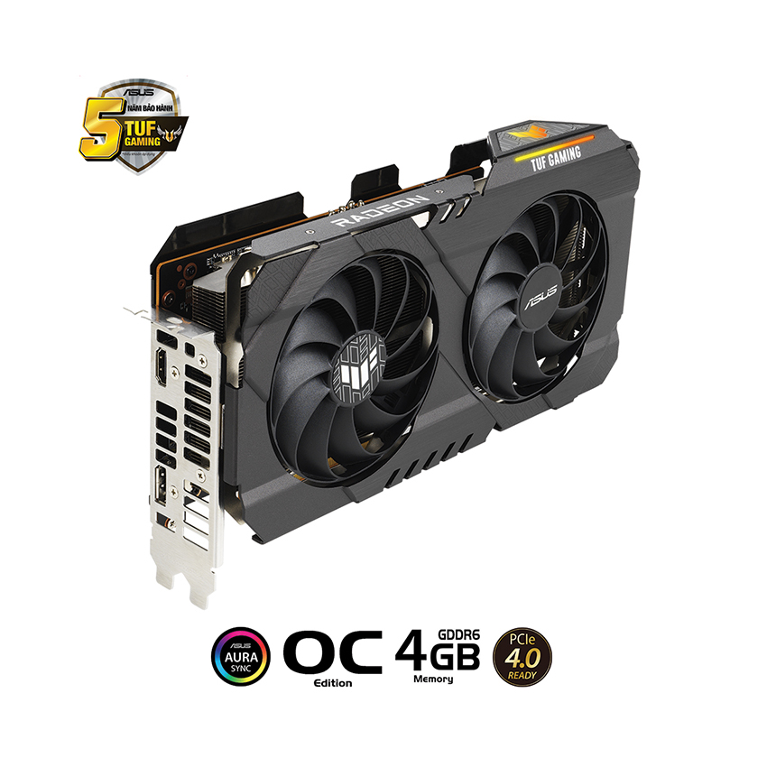 Card màn hình Asus TUF-RX 6500 XT-O4G-GAMING