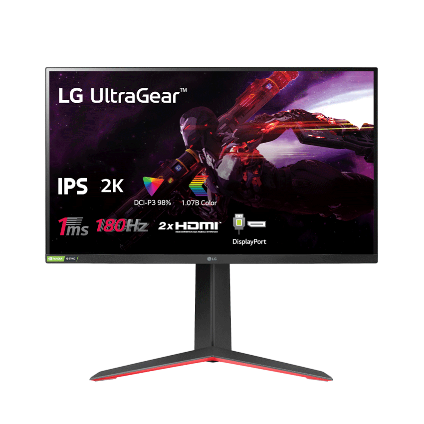 Màn hình LG 27GP850-B (27inch/QHD/NanoIPS/165Hz/1ms/320nits/HDMI+DP+USB+Audio/Freesync)