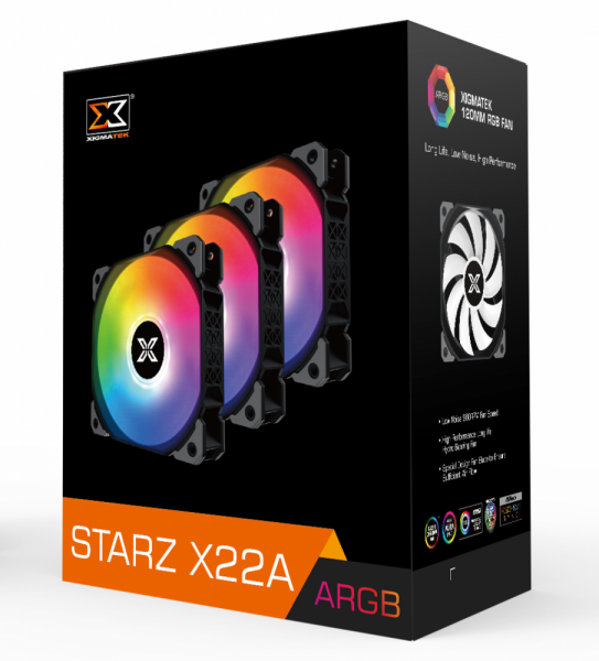 Tản nhiệt XIGMATEK STARZ - X22A ARGB (EN48458) - PACK x3, CONTROLLER